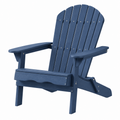 Adirondack Gartenstuhl 83 x 79 x 98 cm Holz Dunkelblau klappbar